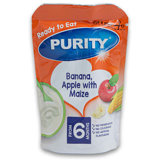Purity, Ready to Eat Pouch with Maize from 6 Months 100g - Cosmetic Connection