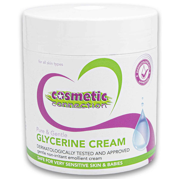 Cosmetic Connection, Glycerine Pure & Gentle Body Cream 500ml - Cosmetic Connection