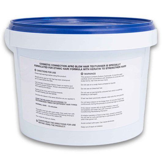 Cosmetic Connection, Afro Blow Creme Hair Texturiser with Moisturisers and Keratin 5L - Cosmetic Connection