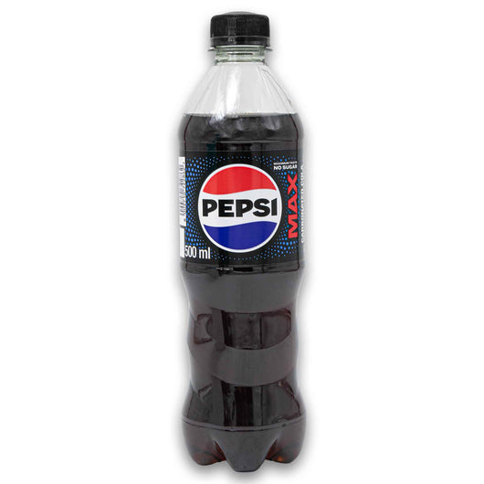 Pepsi, Cola Max Flavoured No Sugar Carbonated Soft Drink 500ml - Cosmetic Connection