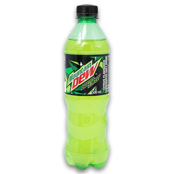 Mountain Dew, Citrus Blast Flavoured Carbonated Soft Drink 500ml - Cosmetic Connection