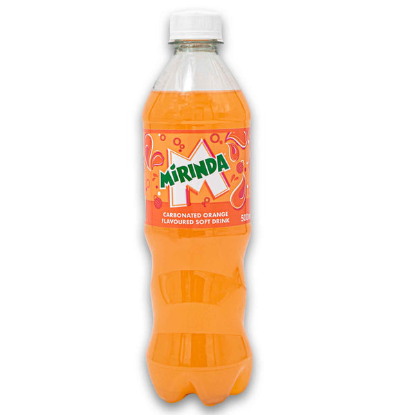 Mirinda, Orange Flavoured Carbonated Soft Drink 500ml - Cosmetic Connection