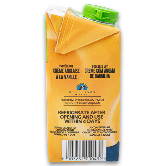 First Choice, Vanilla Flavoured Custard UHT Process 500g - Cosmetic Connection