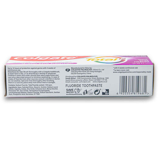 Colgate, Total 12 Gum Health Fluoride Toothpaste 75ml - Cosmetic Connection