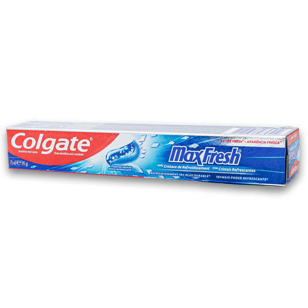 Colgate, Max Fresh Fluoride Toothpaste with Cooling Crystals 75ml - Cosmetic Connection