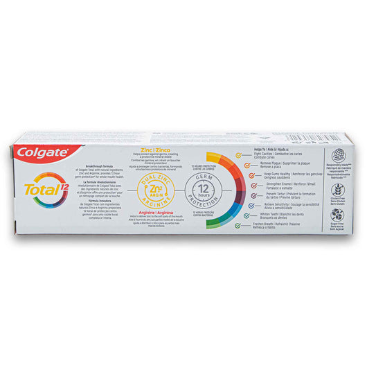 Colgate, Total 12 Charcoal Deep Clean Fluoride Toothpaste 75ml - Cosmetic Connection