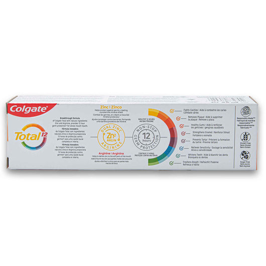 Colgate, Total 12 Vitamin C Fluoride Toothpaste 75ml - Cosmetic Connection
