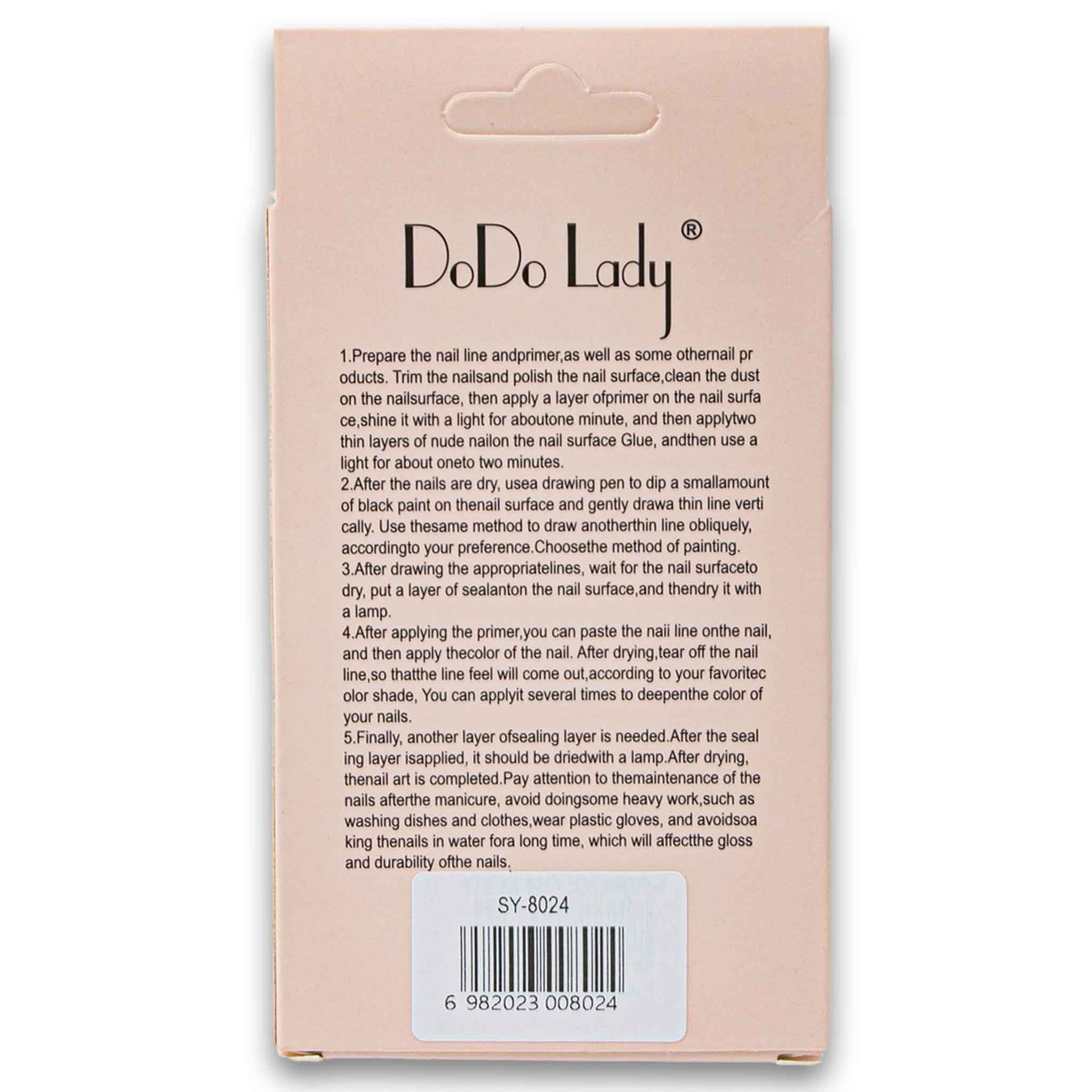 Luxe Finish Nail Double-side Nail Glue Sticker 96 Piece - Assorted