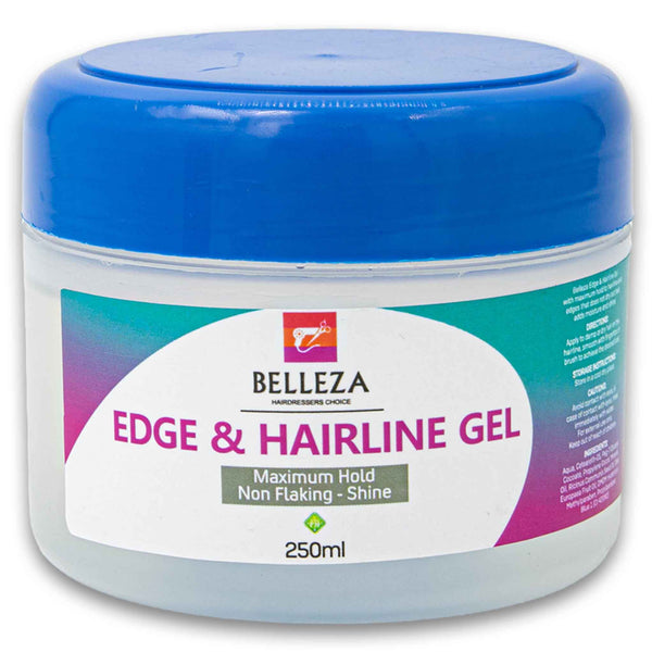 Belleza, Edge & Hairline Gel Maximum Hold 250ml - Cosmetic Connection