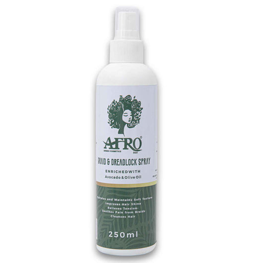 Afrotex, Braid & Dreadlock Spray Enriched Avocado & Olive Oil 250ml - Cosmetic Connection