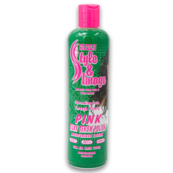 Style & Image, Pink Silky Serum Polish Moisturizer Lotion 350ml - Cosmetic Connection