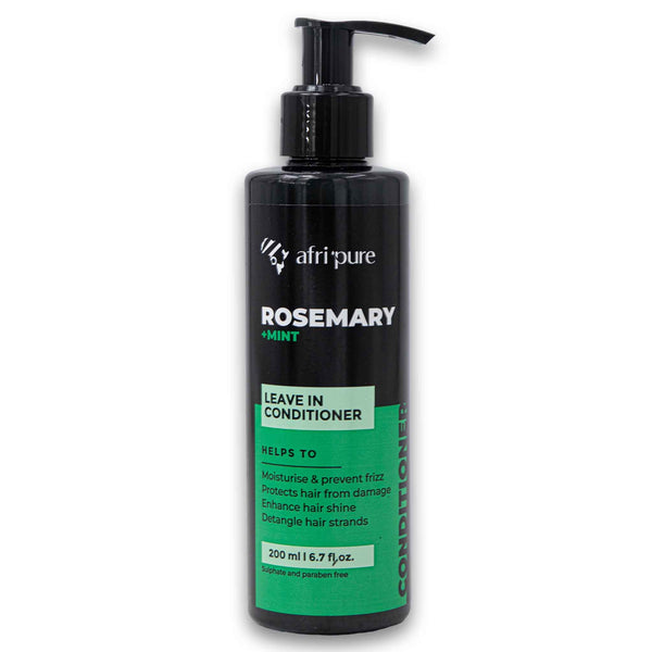 Afri Pure, Rosemary + Mint Leave-in Conditioner 200ml - Cosmetic Connection