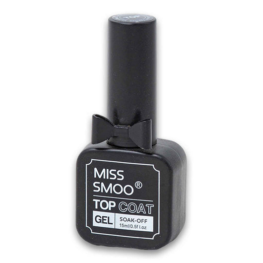 Miss Smoo, Nail Top Coat Gel Non-wiping UV/LED Soak-off 15ml - Cosmetic Connection