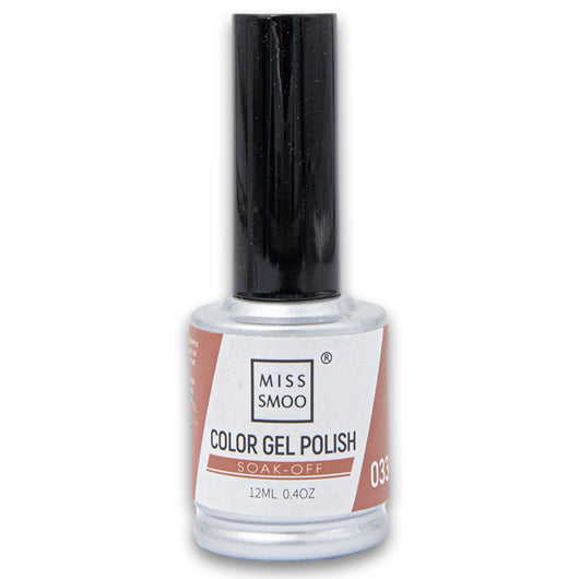 Miss Smoo, Nail Color Gel Polish Soak-Off 12ml - Assorted Colour - Cosmetic Connection