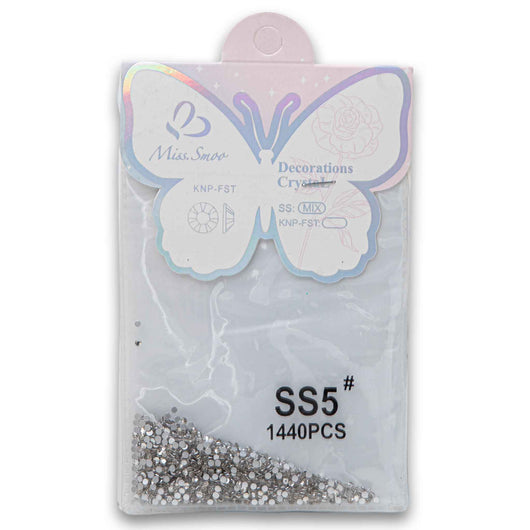 Miss Smoo, Crystal Decoration Nail Accessories #SS5 1440 Pieces - Cosmetic Connection