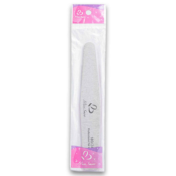 Miss Smoo, Professional Nail File for Nail Salons 180/240 Grit - Cosmetic Connection