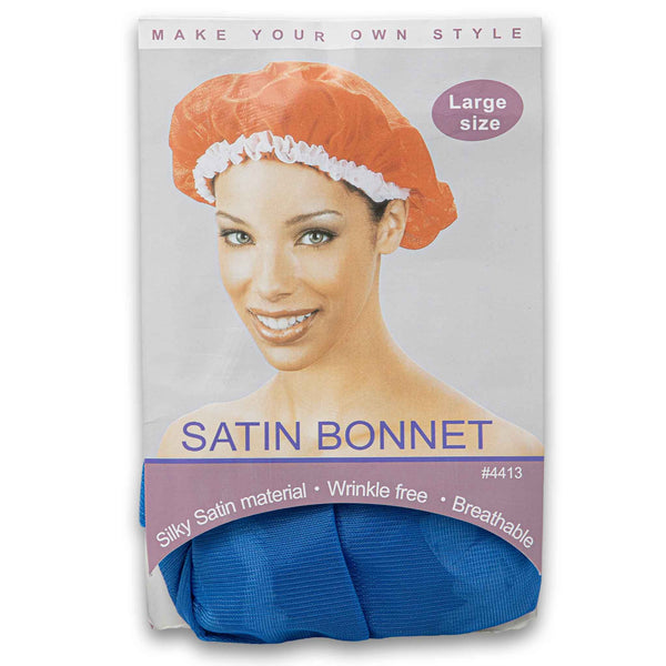 Naturally Flawless, Satin Bonnet Silky Material Large #4413 - Assorted Colour - Cosmetic Connection