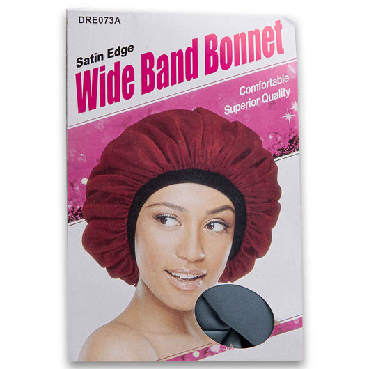 Naturally Flawless, Satin Edge Wide Band Bonnet Superior Quality #DRE073A - Assorted Colour - Cosmetic Connection