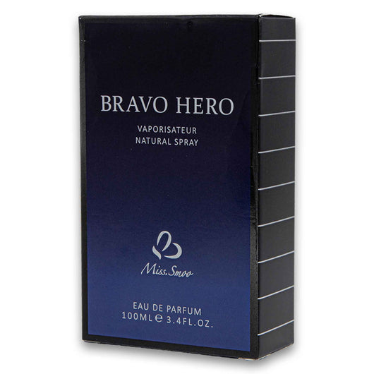 Miss Smoo, Bravo Hero Vaporisateur Natural Perfume Spray 100ml - Cosmetic Connection
