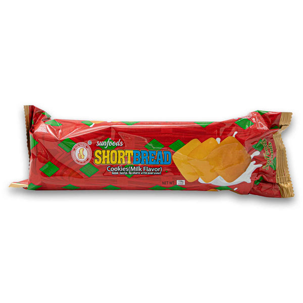 Sunfoods, Shortbread Cookies Milk Flavour 158g - Cosmetic Connection
