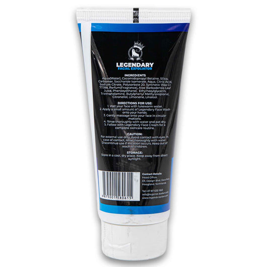 The Legendary Barber, Legendary Facial Exfoliator 100ml - Cosmetic Connection