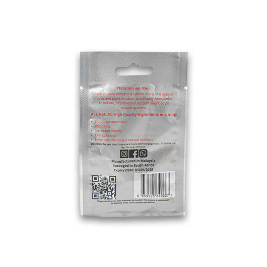 PSP Health, Natural Fuel for Men 1 Capsule Buddy Pack Sexual Enhancer - Cosmetic Connection