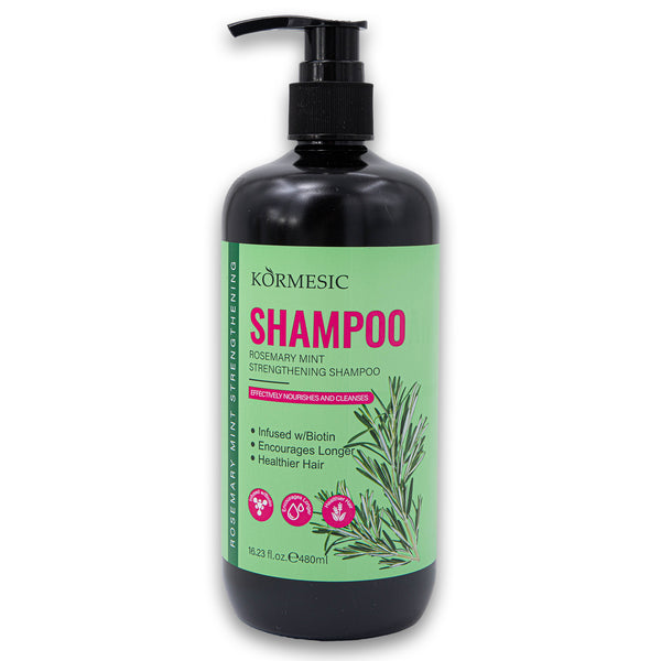 Kormesic, Rosemary Mint Strengthening Shampoo 480ml - Cosmetic Connection