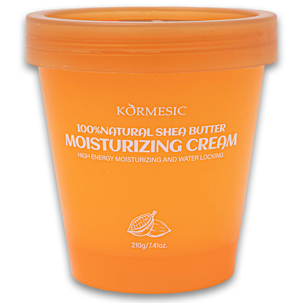 Kormesic, Shea Butter Moisturizing Cream 100% Natural 210g - Cosmetic Connection