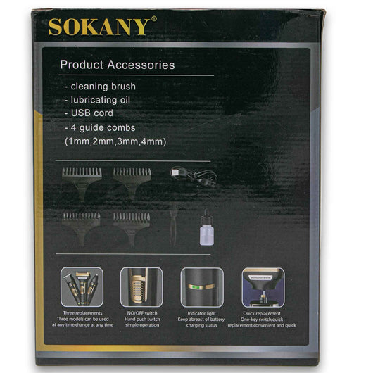 Sokany, Professional Mens 3 in 1 Suit Automatic Grinding SK-LF-9942 - Cosmetic Connection