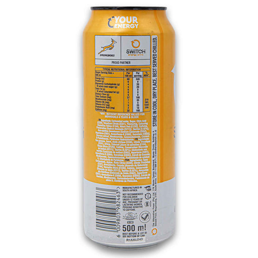 Switch, Main Energy Drink High Caffeine 500ml - Cosmetic Connection