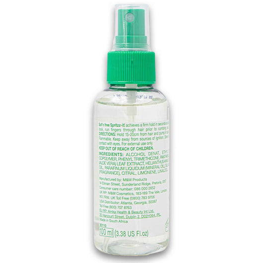 Sofnfree, Spritzz-it! Super Holding & Styling Spray with Aloe Vera 100ml - Cosmetic Connection