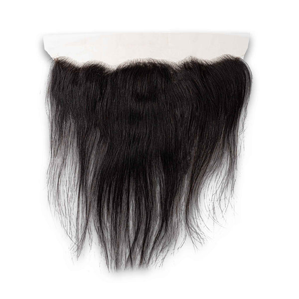 Rose, Natural Straight 100% Brazilian Human Hair Lace Frontal Closure 13x4 10" #1 - Cosmetic Connection