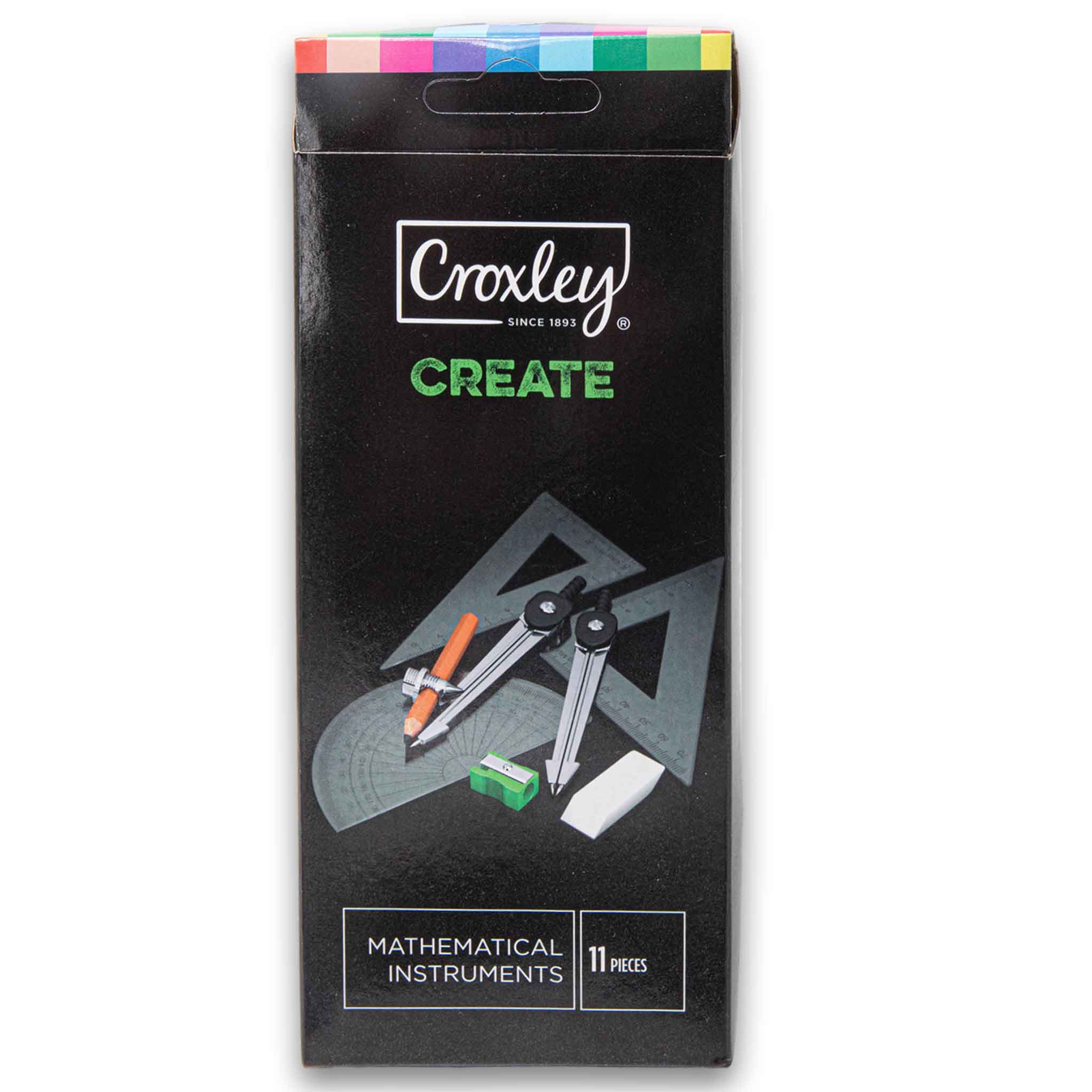 Mathematical Instruments 11 Pieces Set for Precision | Croxley ...