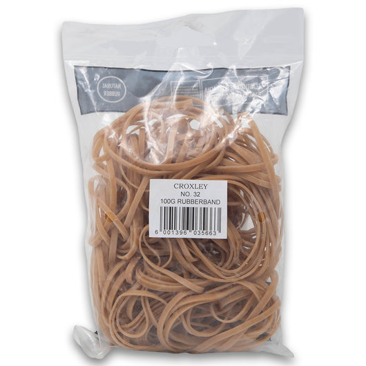 Croxley, Natural Crepe Rubber Bands #32 100g - Cosmetic Connection