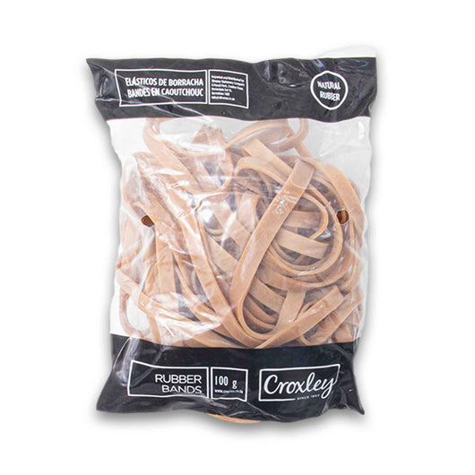 Croxley, Natural Crepe Rubber Bands #69 100g - Cosmetic Connection