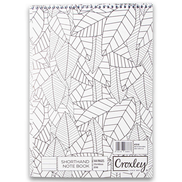 Croxley, Shorthand Note Book with Flip Cover 144 Pages - Cosmetic Connection