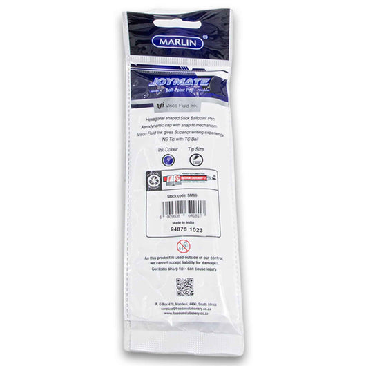 Freedom Stationery, Marlin Joymate Ball Point Pen Visco Fluid Ink 1.00mm 3 Pack - Cosmetic Connection