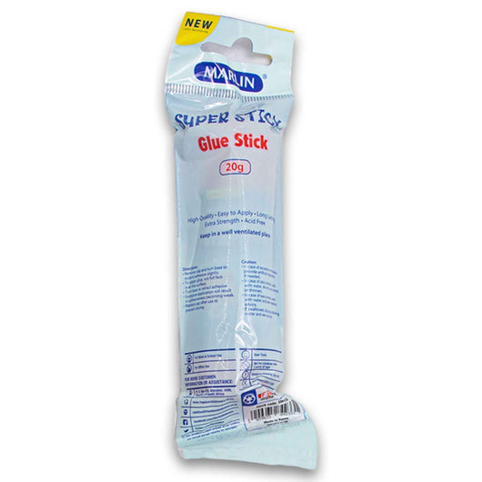 Freedom Stationery, Marlin Super Stick Washable Glue Stick Extra Strength 20g - Cosmetic Connection