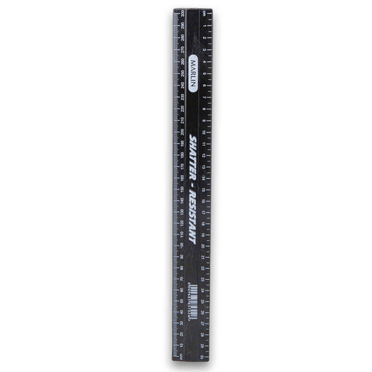 Freedom Stationery, Marlin Shatter-Resistant Ruler 30cm - Assorted Colour - Cosmetic Connection