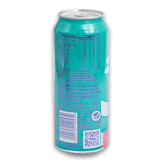 Twizza, Cool Watermelon Energy Drink with Caffeine and Taurine 500ml - High Caffeine Content - Cosmetic Connection