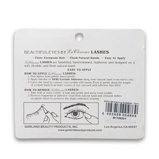 Mijona, Charming Beautiful Eyelashes 100% Human Hair 80 Piece - Cosmetic Connection