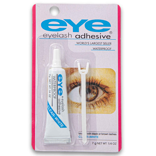 eye, Eyelash Waterproof Adhesive with Applicator Clear-White 7g - Cosmetic Connection