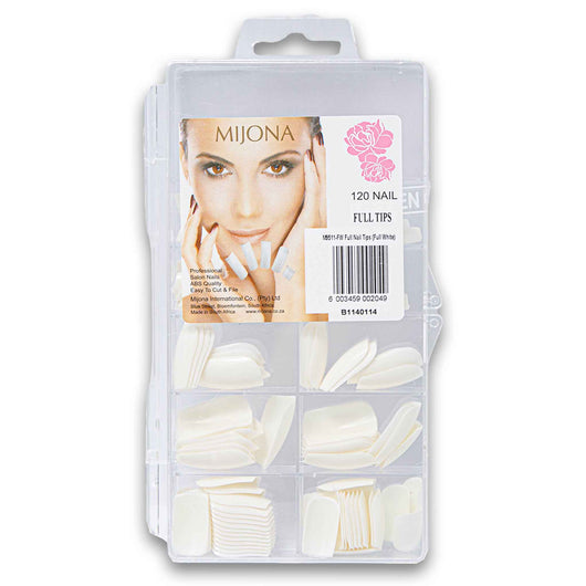 Tips Rofessional Professional Salon Full Nail Tips 120 Piece Set - Mijona – Cosmetic ...