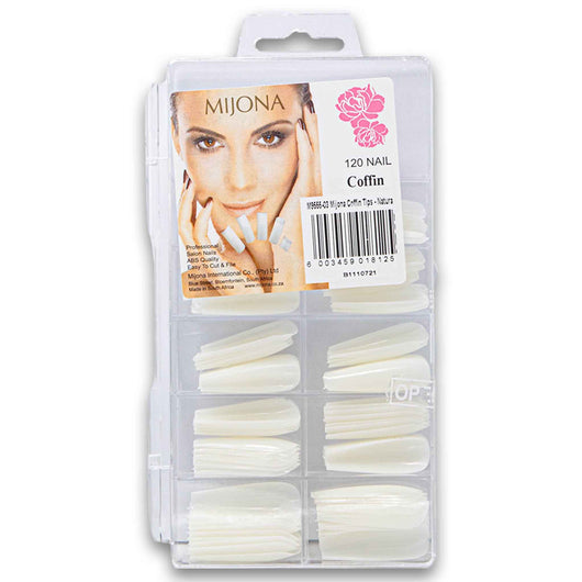 Mijona, Professional Salon Coffin Nail Tips 120 Piece - Cosmetic Connection