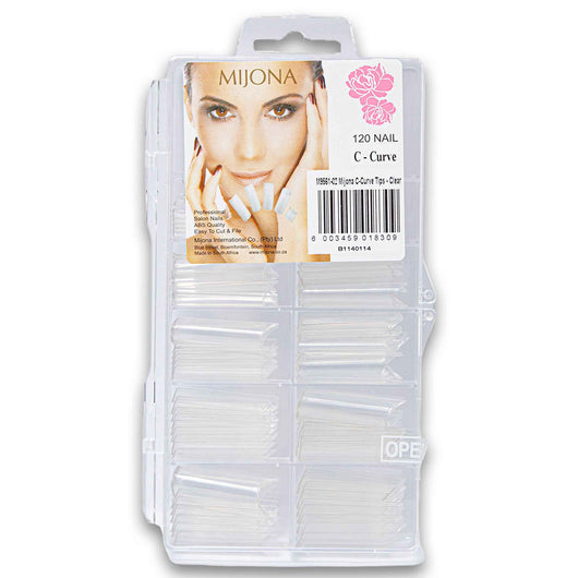 Mijona, Professional Salon C-Curve Nail Tips 120 Piece - Cosmetic Connection