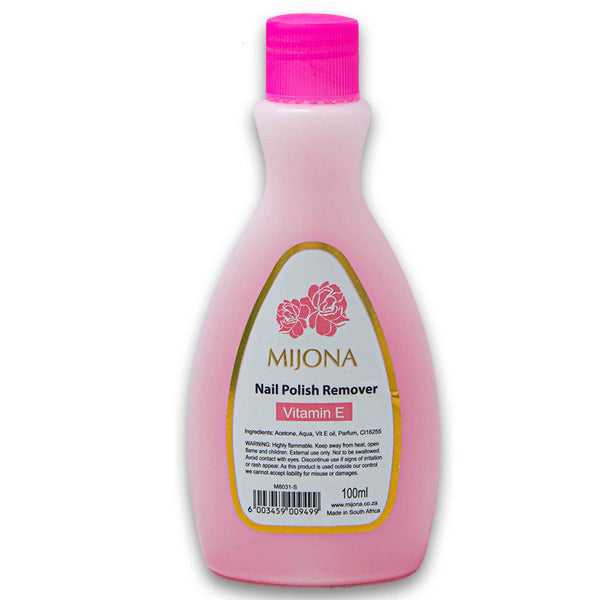 Mijona, Nail Polish Remover Vitamin E 100ml - Cosmetic Connection
