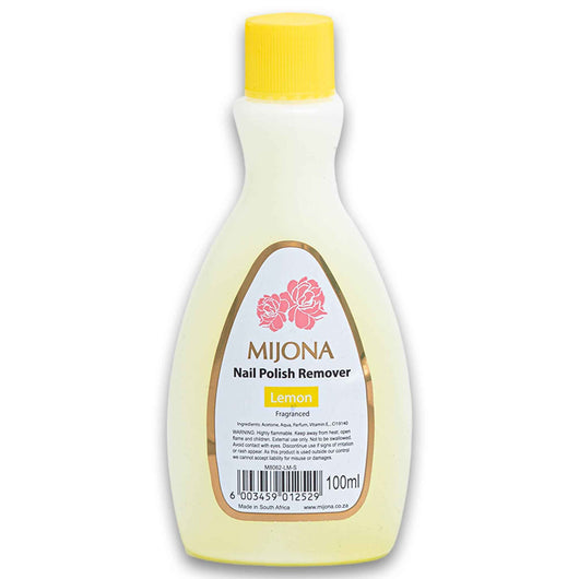Mijona, Nail Polish Remover Lemon Fragranced 100ml - Cosmetic Connection