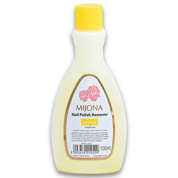 Mijona, Nail Polish Remover Lemon Fragranced 100ml - Cosmetic Connection
