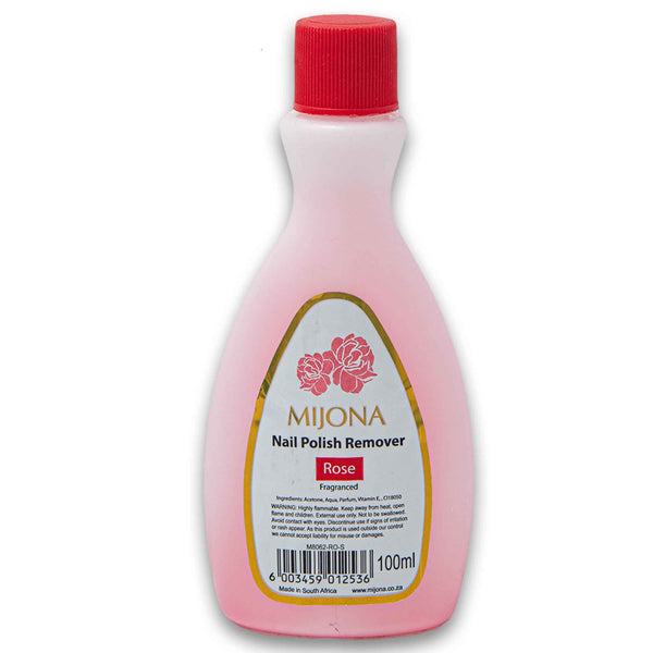 Mijona, Nail Polish Remover Rose Fragranced 100ml - Cosmetic Connection