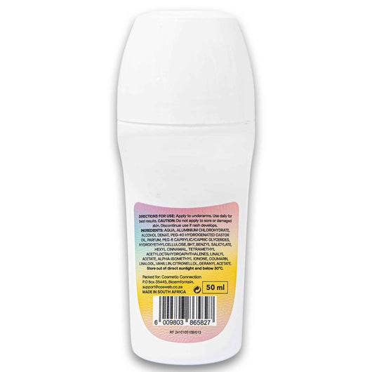 Cosmetic Connection, Perfumed Roll-on Deodorant for Women 50ml - Cosmetic Connection